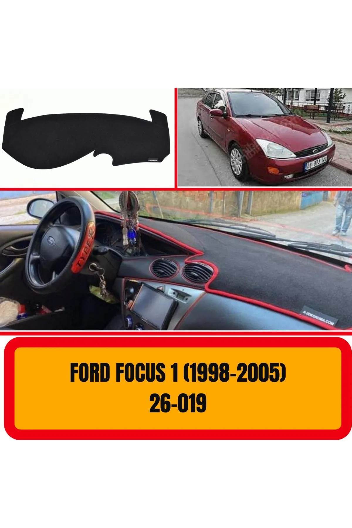 Ford Focus 1 1998-2005 Ön Gögüs Panel Torpido Koruma Koruyucu Kilifi Halisi