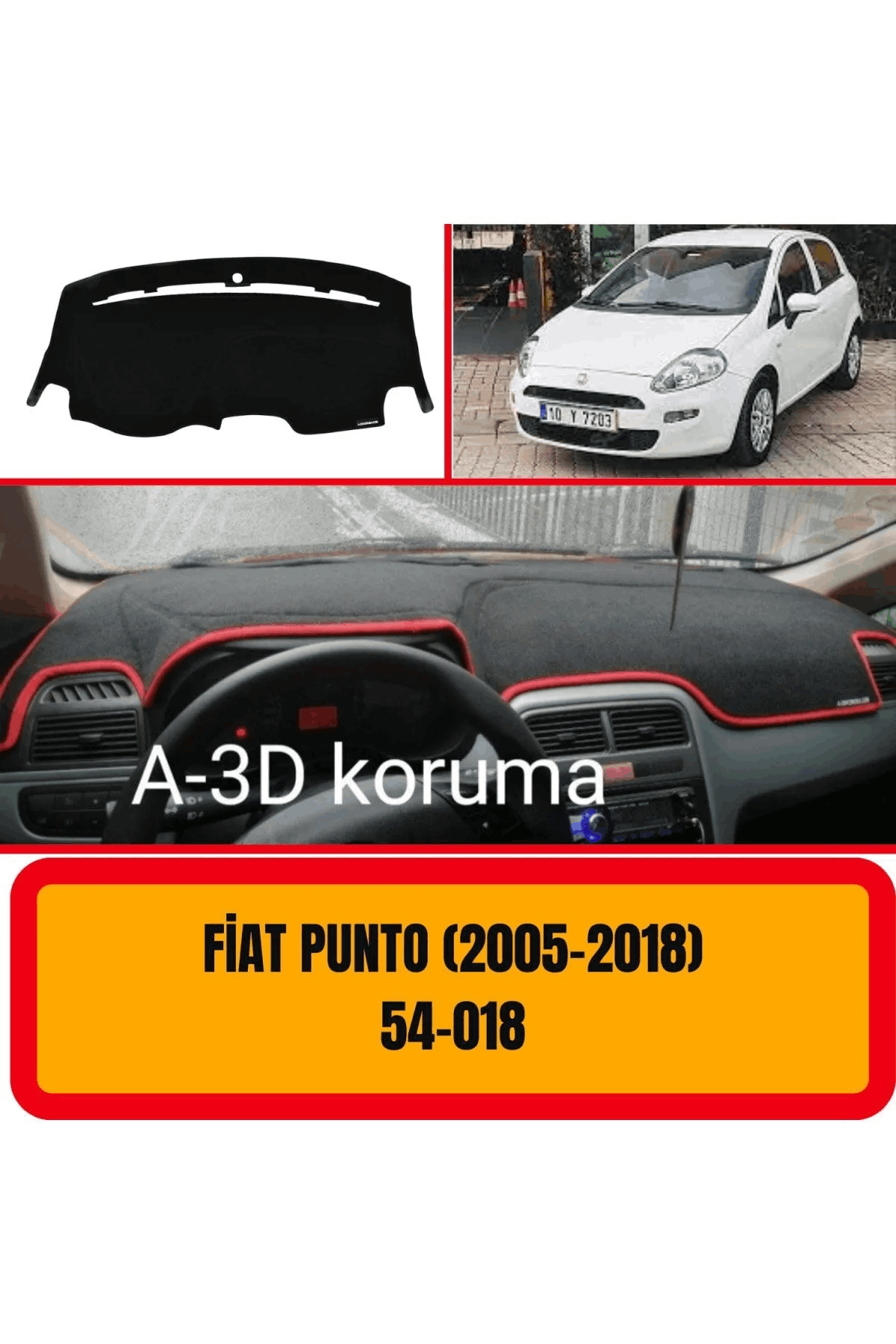 Fiat Punto 2005-2018 Ön Gögüs / Panel / Torpido Korumasi / Kilifi / Halisi /