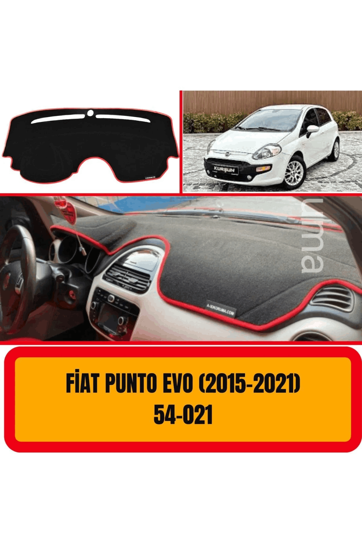 Fiat Punto Evo 2015-2021 Ön Gögüs Panel Torpido Koruma Koruyucu Kilifi