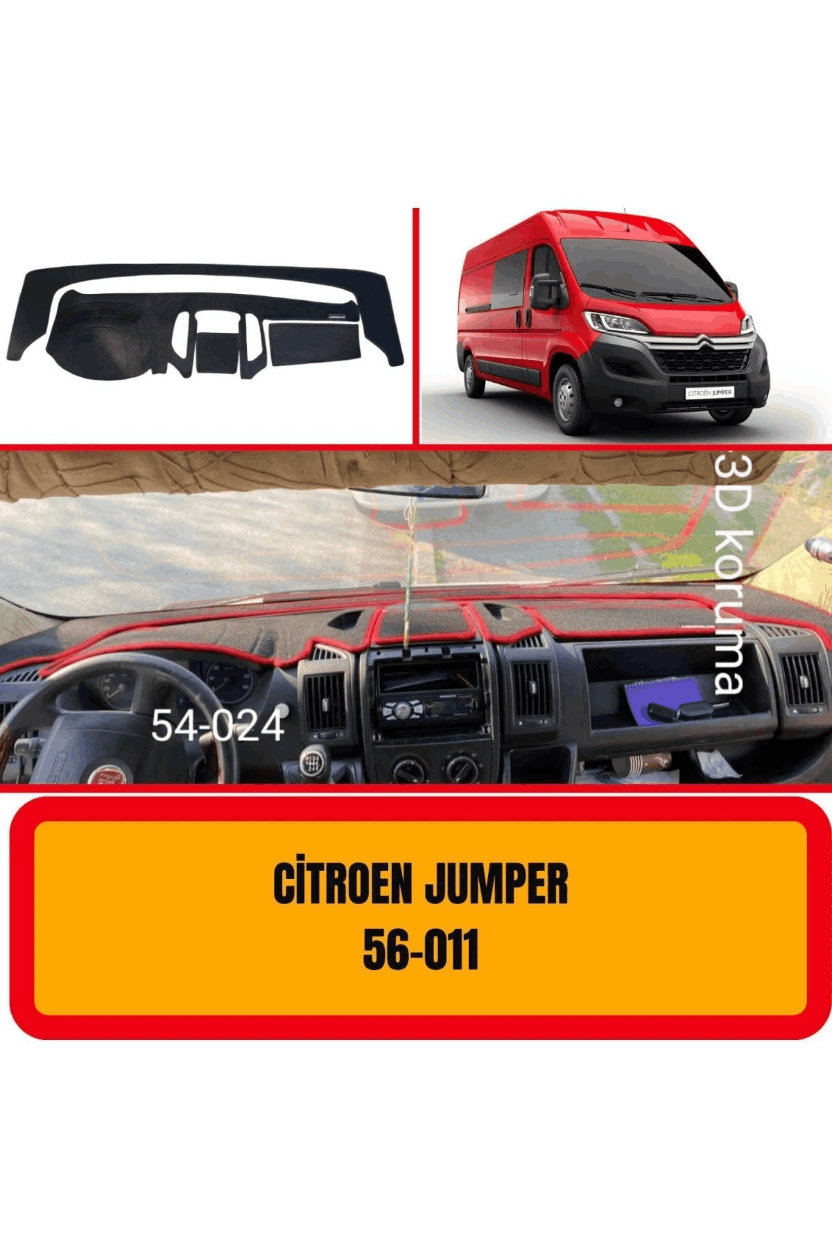  Citroen Jumper Ön Gögüs Panel Torpido Koruma Koruyucu Kilifi Halisi