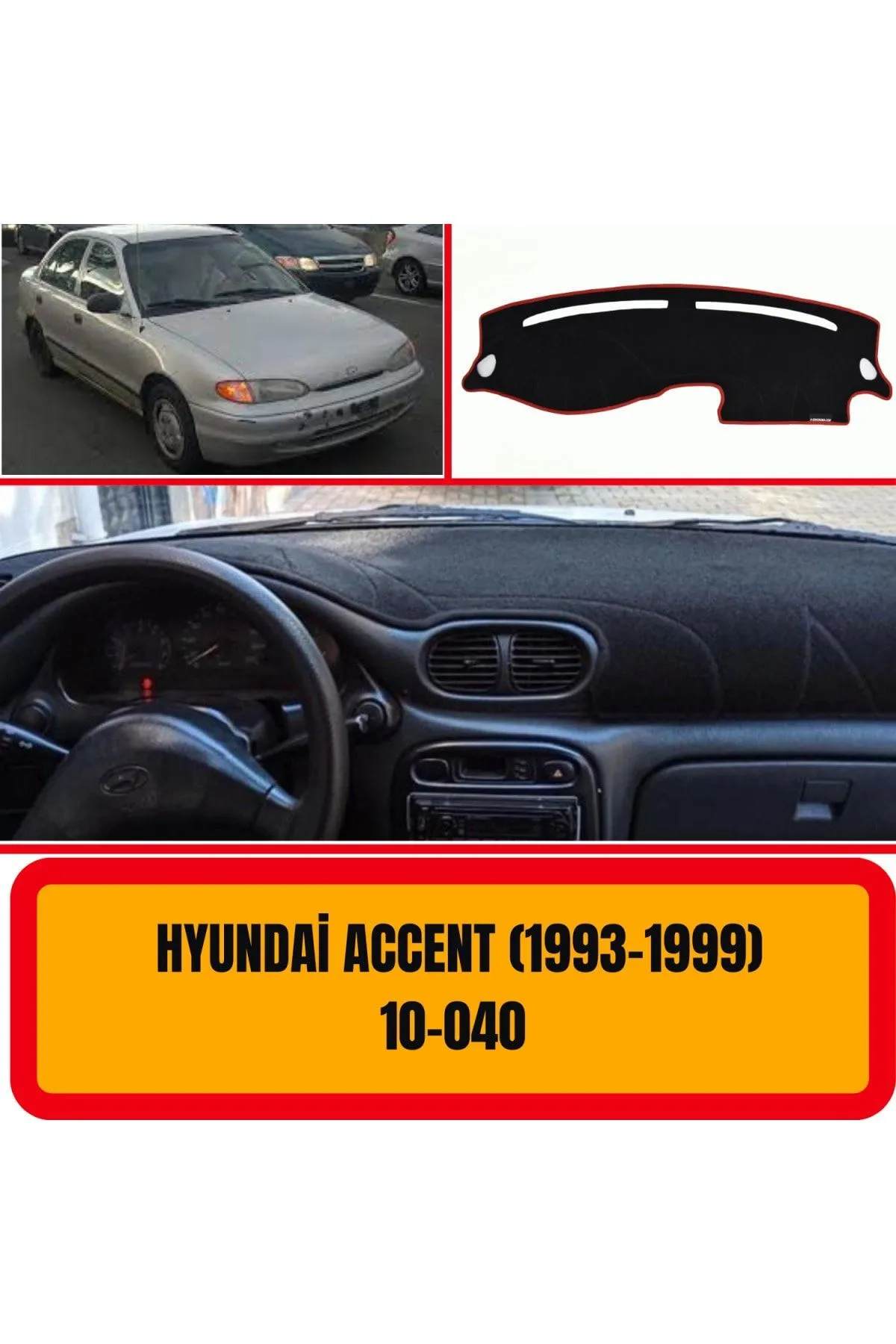 Hyundai Accent 1993-1999 Ön Gögüs Panel Torpido Koruma Koruyucu