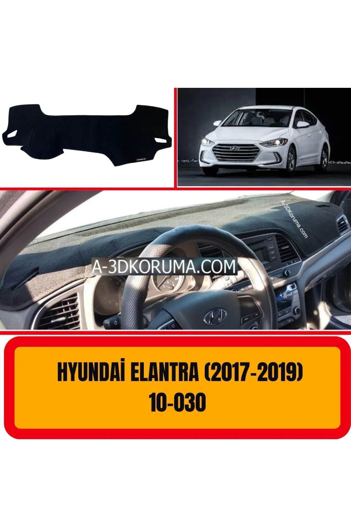 Hyundai Elantra 2017-2019 Ön Gögüs Panel Torpido Koruma Koruyucu