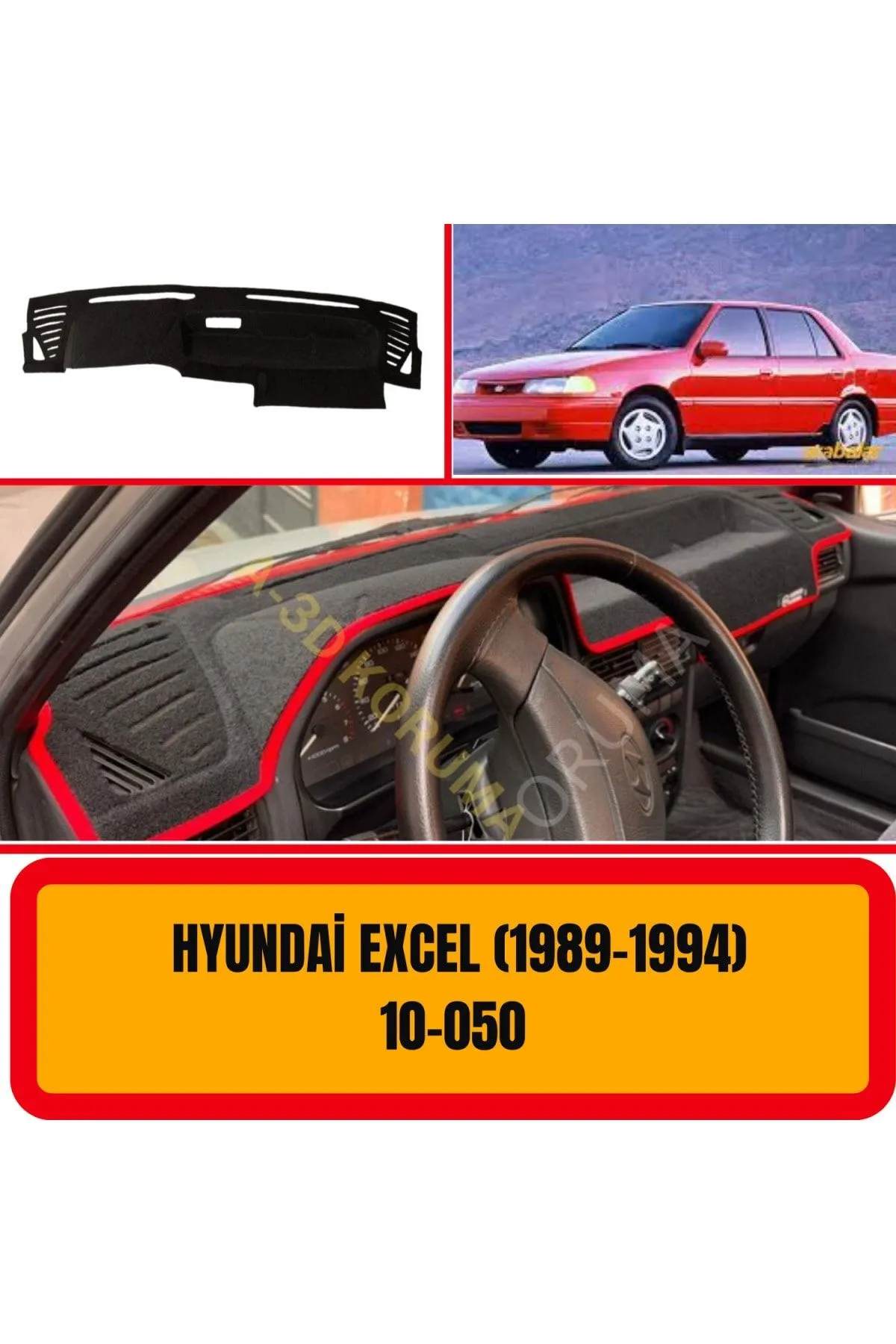 Hyundai Excel (1989-1994) Ön Gögüs Panel Torpido Koruma Koruyucu