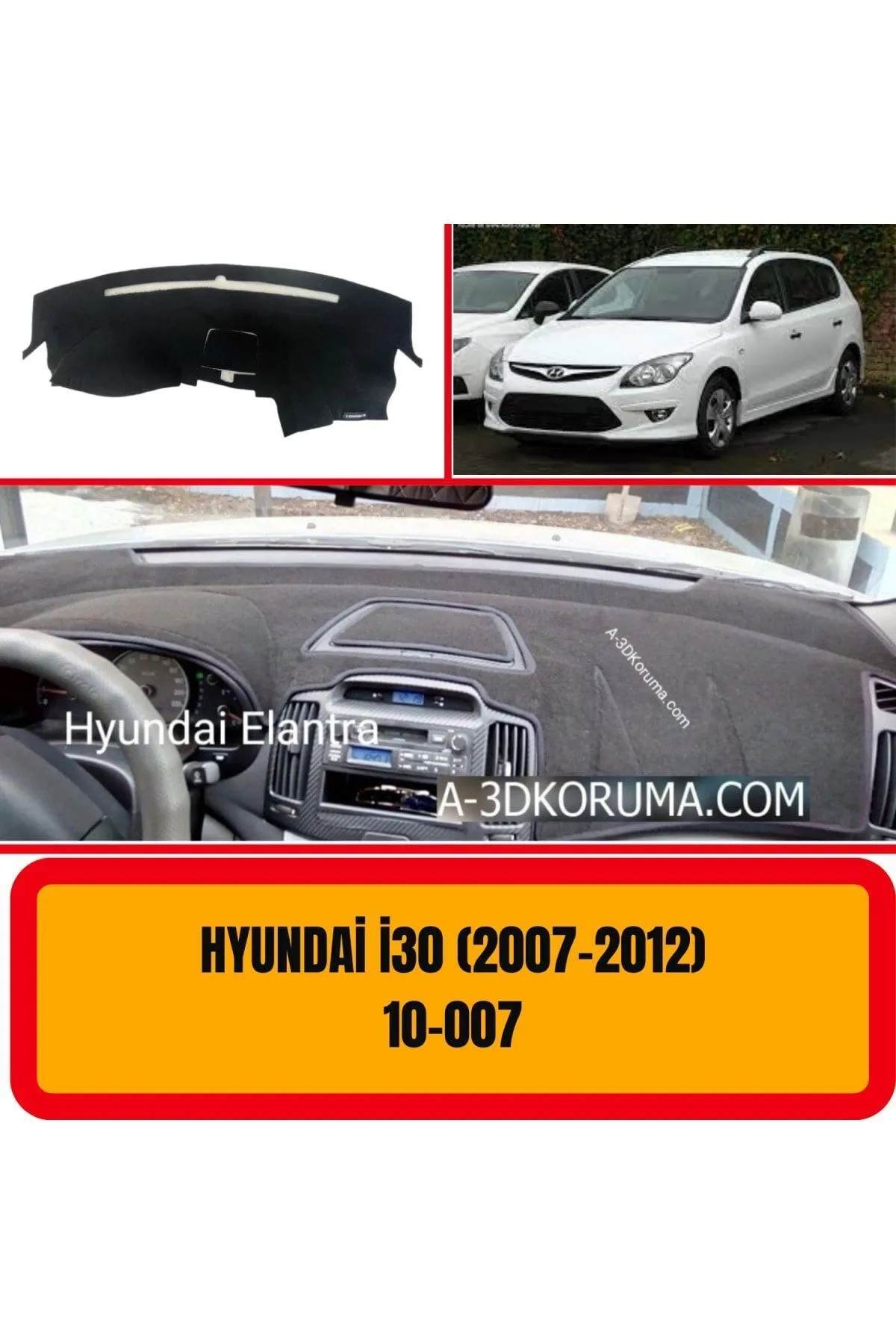 Hyundai I30 2007-2012 Ön Torpido Koruma Koruyucu Kilifi Halisi