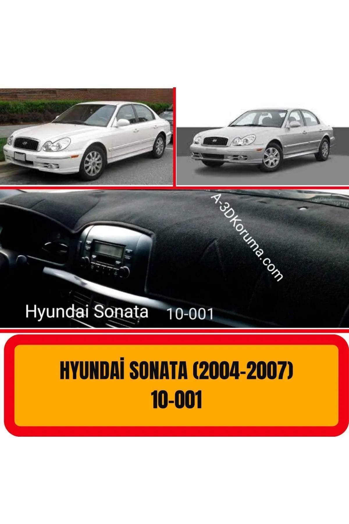 Hyundai Sonata (2004-2007) Torpido Koruma Koruyucu Kilifi Halisi