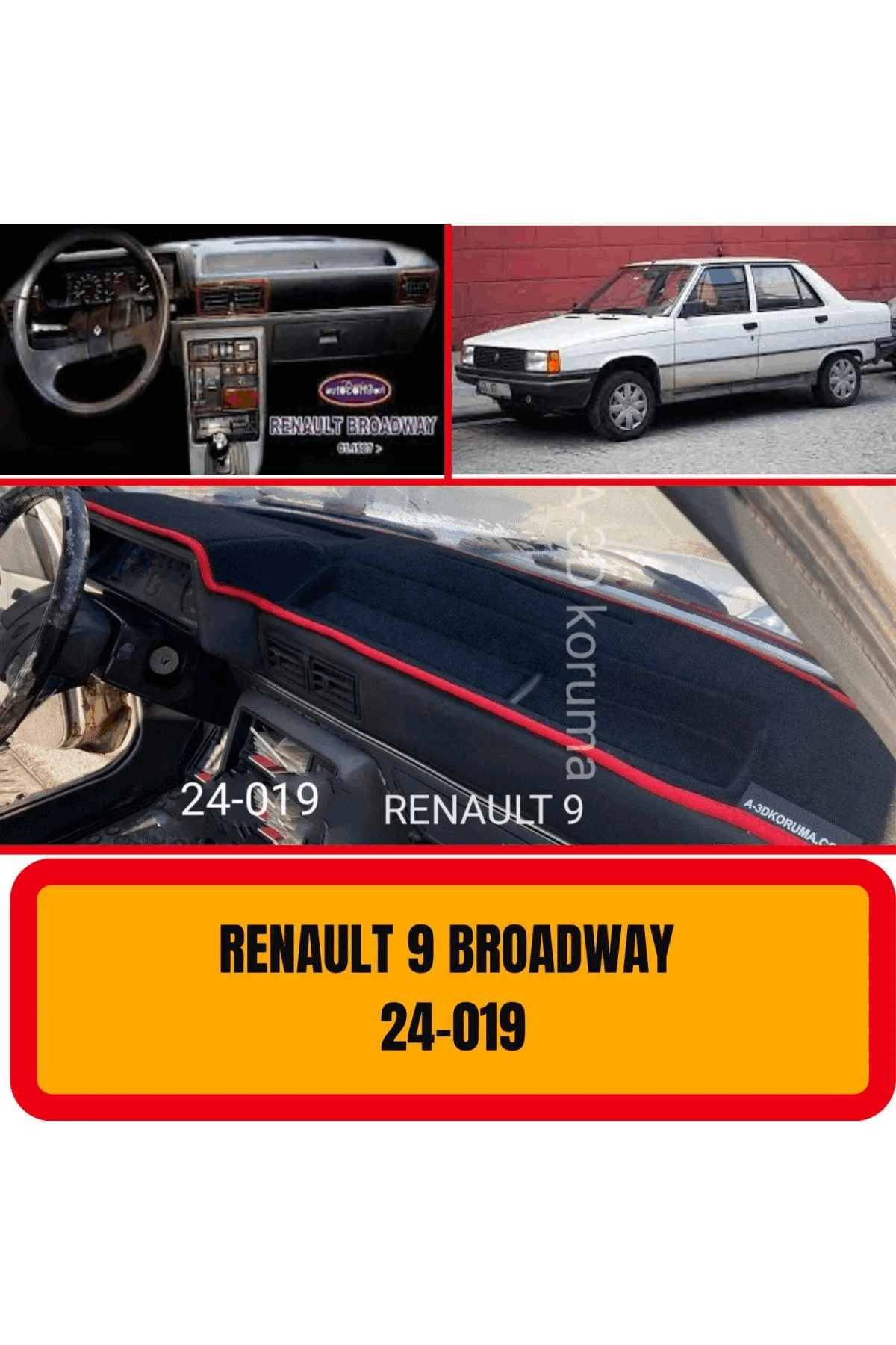 Renault 9 Broadway Ön Gögüs / Panel / Torpido Korumasi / Kilifi / Halisi /