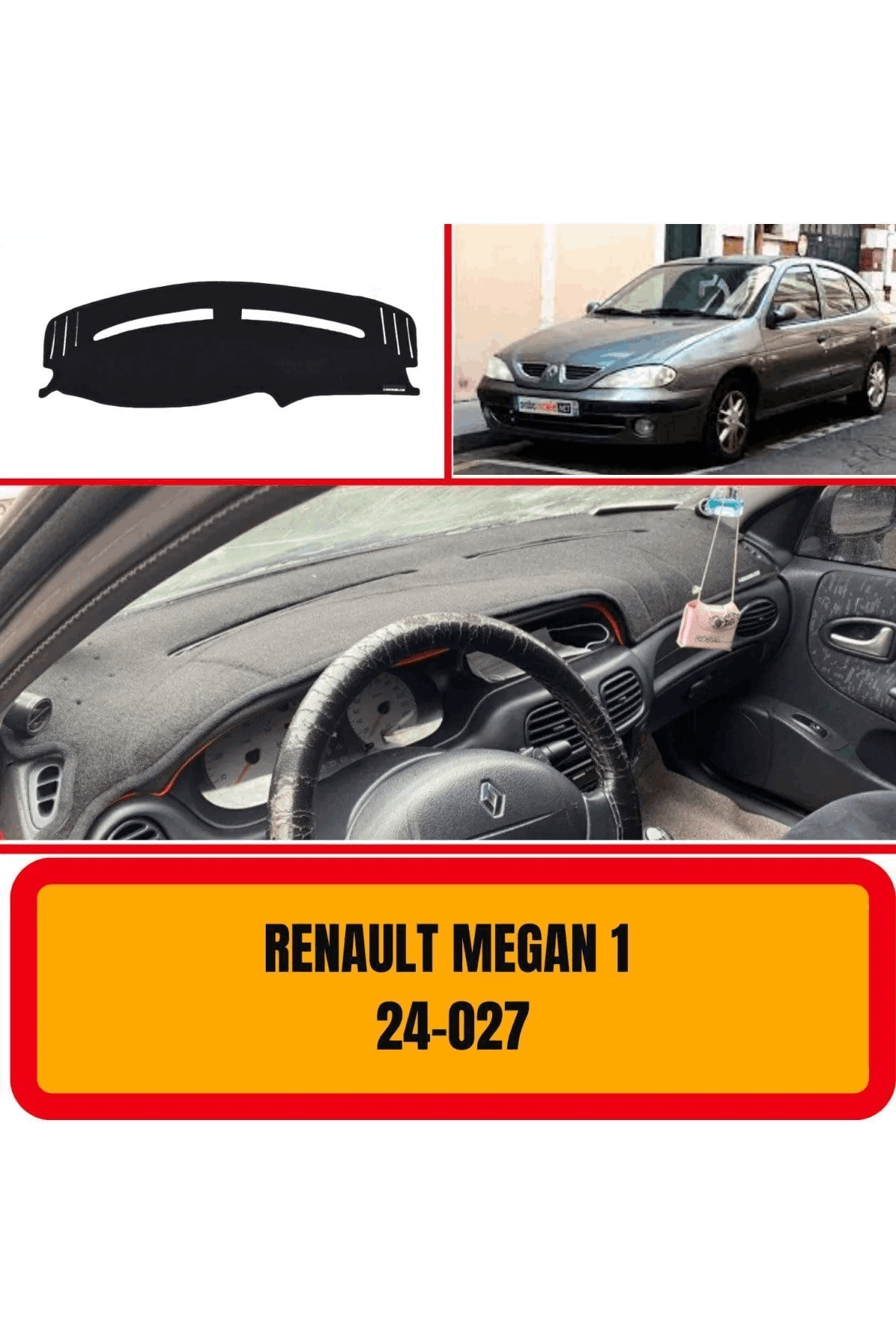 Renault Megane 1 Ön Gögüs Panel Torpido Koruma Koruyucu Kilifi