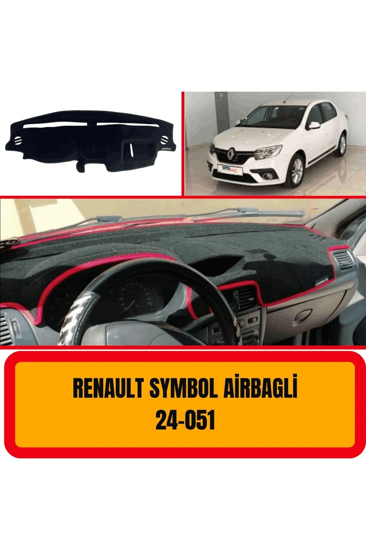 Renault Symbol Airbaglı Ön Gögüs Panel Torpido Koruma Koruyucu