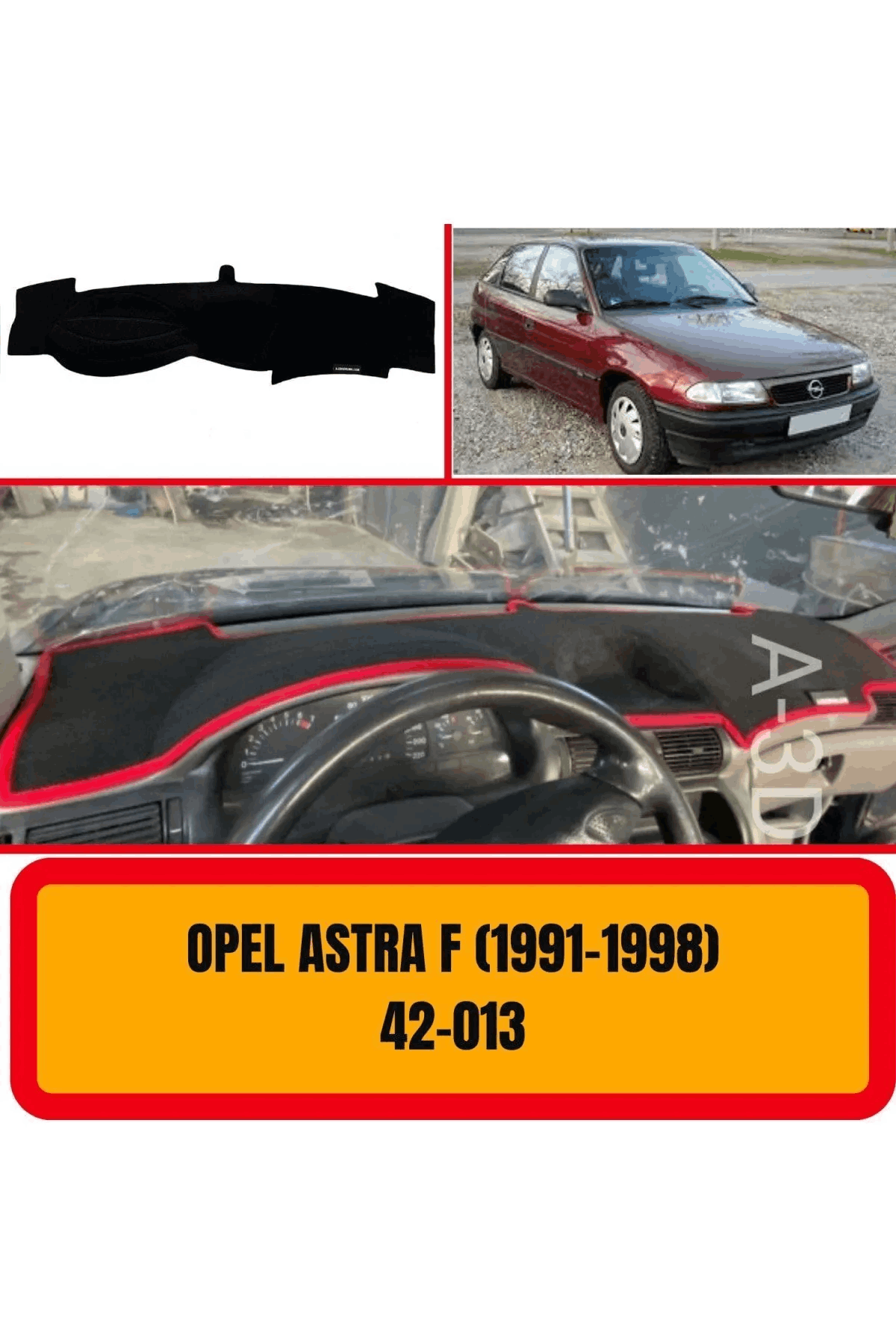  Opel Astra F 1991-1998 Ön Örtüsü Göğüs Panel Torpido Koruma Koruyucu Kılıfı