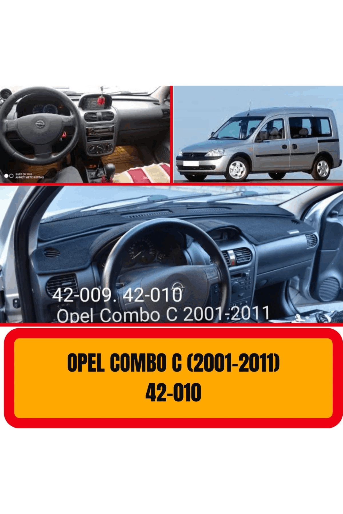 Opel Combo C 2001-2011 Ön Gögüs / Panel / Torpido Korumasi / Kilifi / Halisi /