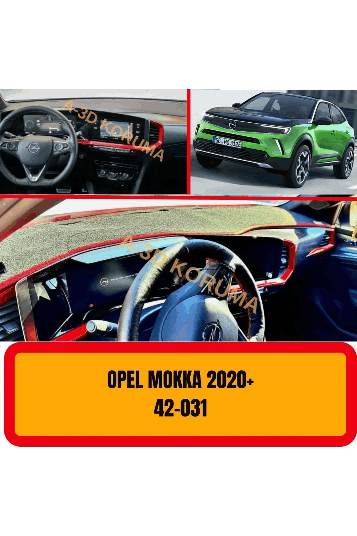 Opel Mokka 2020 Ön Gögüs / Panel / Torpido Korumasi / Kilifi / Halisi / Koruyucu /