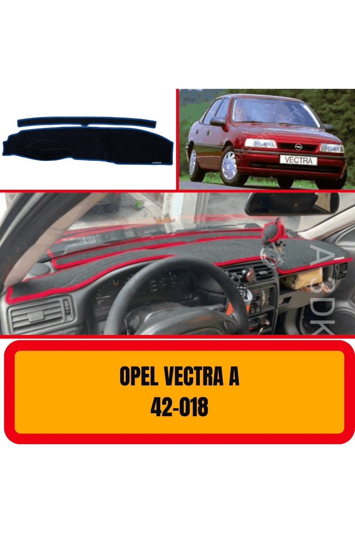 Opel Vectra A Ön Gögüs Panel Torpido Koruma Koruyucu Kilifi Halisi