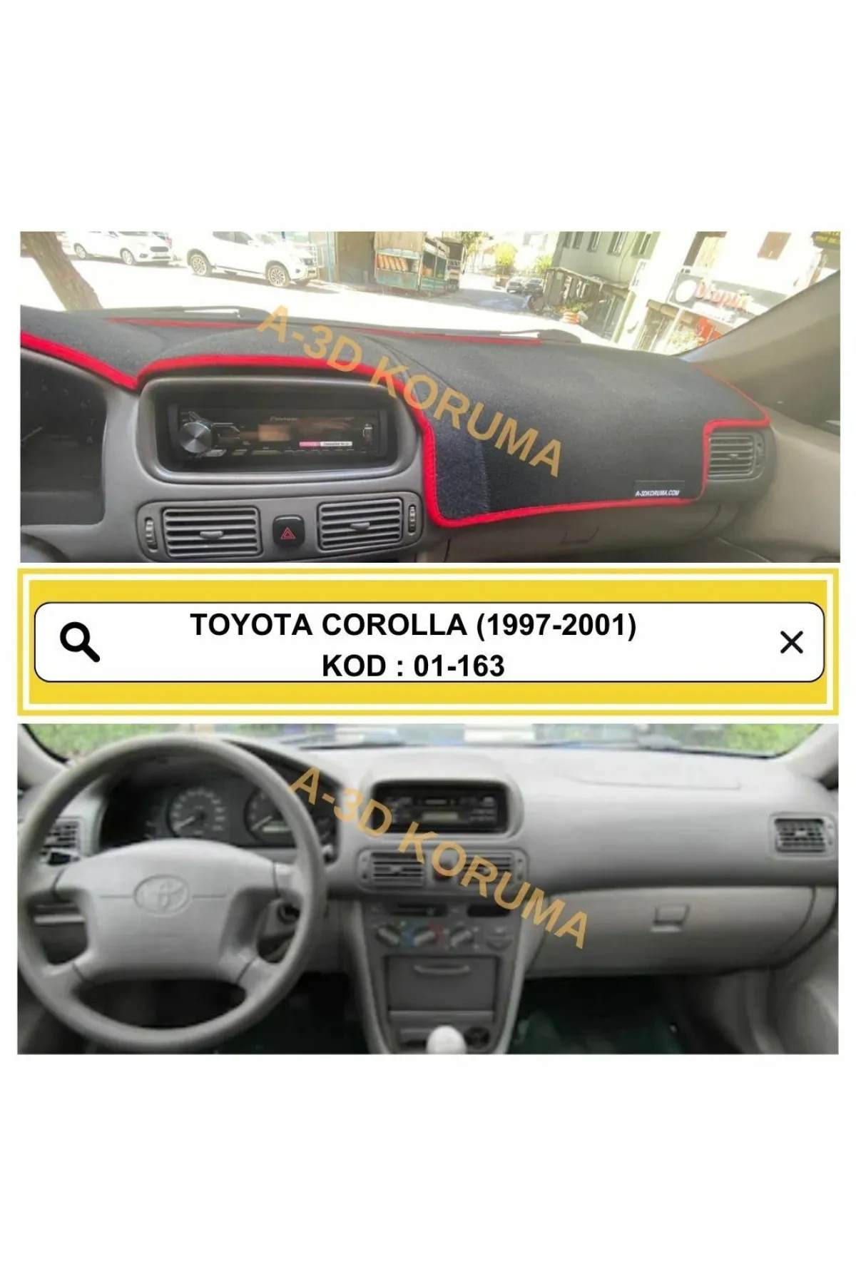 Toyota Corolla 1997-2001 Ön Örtüsü Göğüs Panel Torpido Koruma