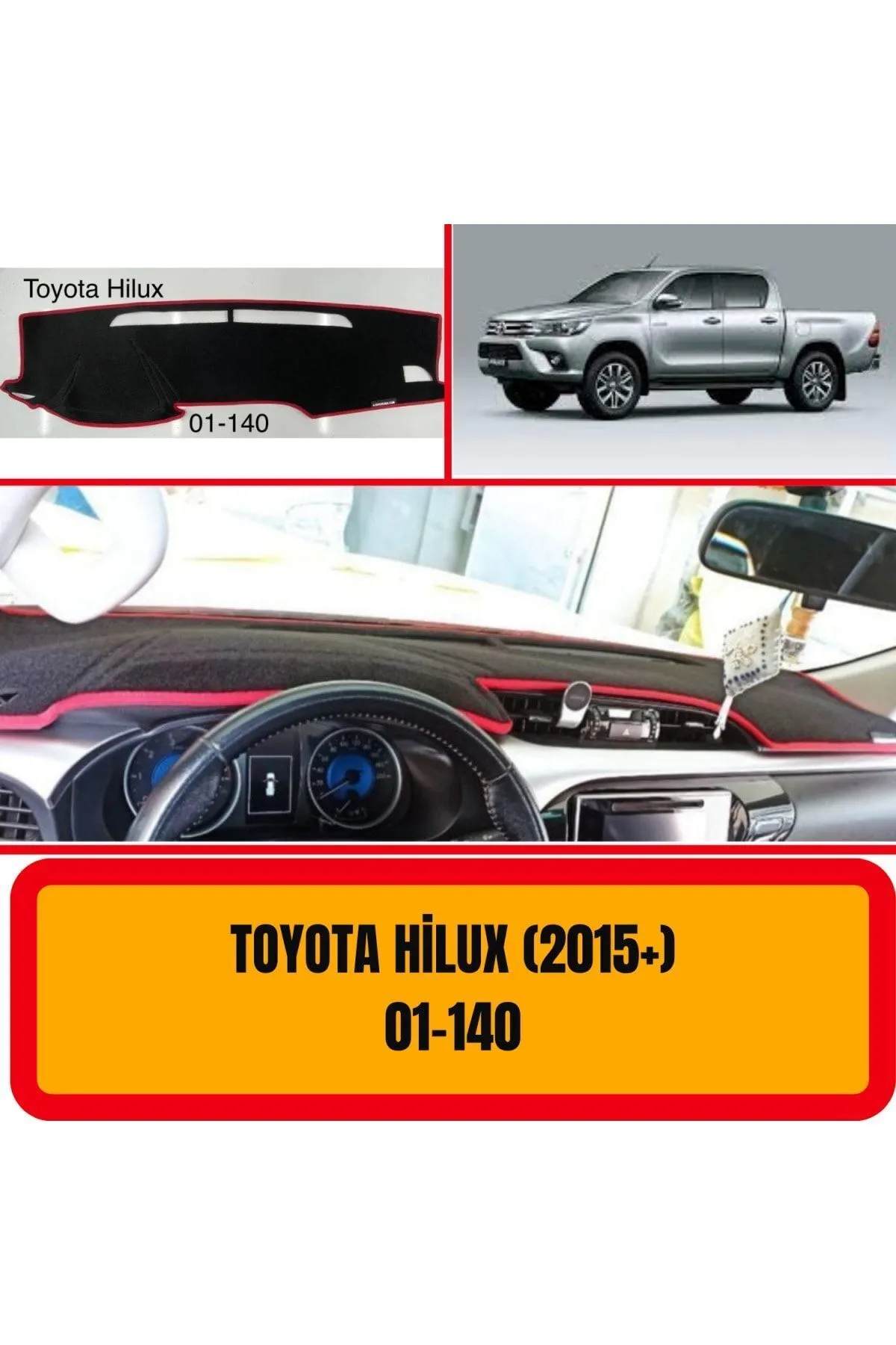 Toyota Hilux 2015 Ön Gögüs Panel Torpido Koruma Koruyucu