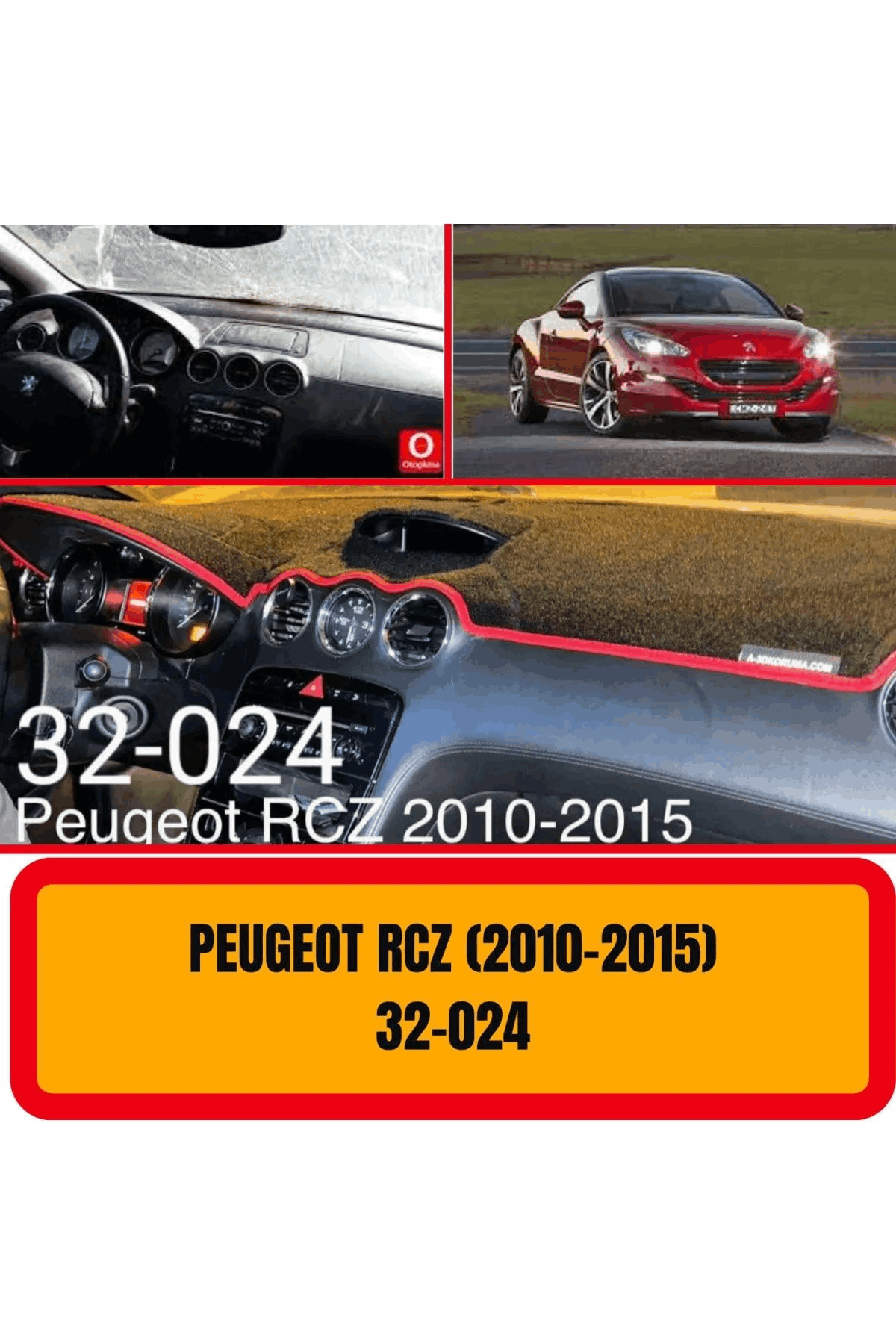 Peugeot Rcz 2010-2015 Ön Gögüs Panel Torpido Koruma Koruyucu