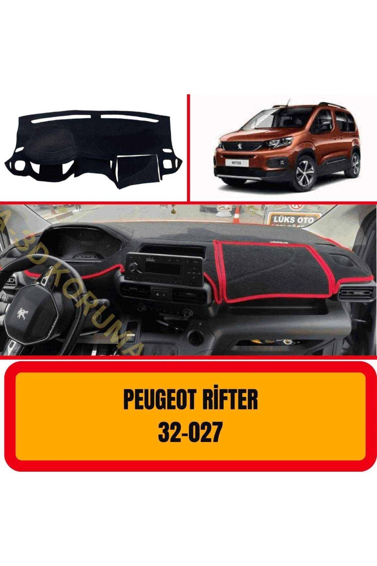 Peugeot Rifter Ön Gögüs / Panel / Torpido Korumasi / Kilifi