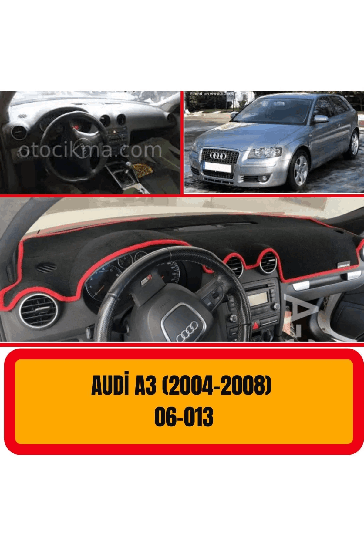 Audi A3 2004-2008 Ön Gögüs / Panel / Torpido Korumasi / Kilifi / Halisi