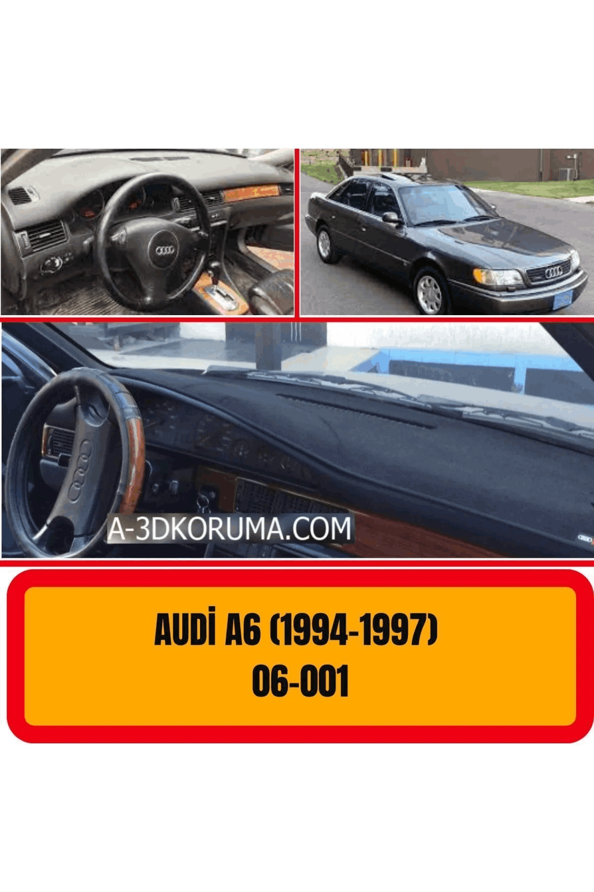 Audi A6 1994-1997 Ön Örtüsü Göğüs Panel Torpido Koruma Koruyucu