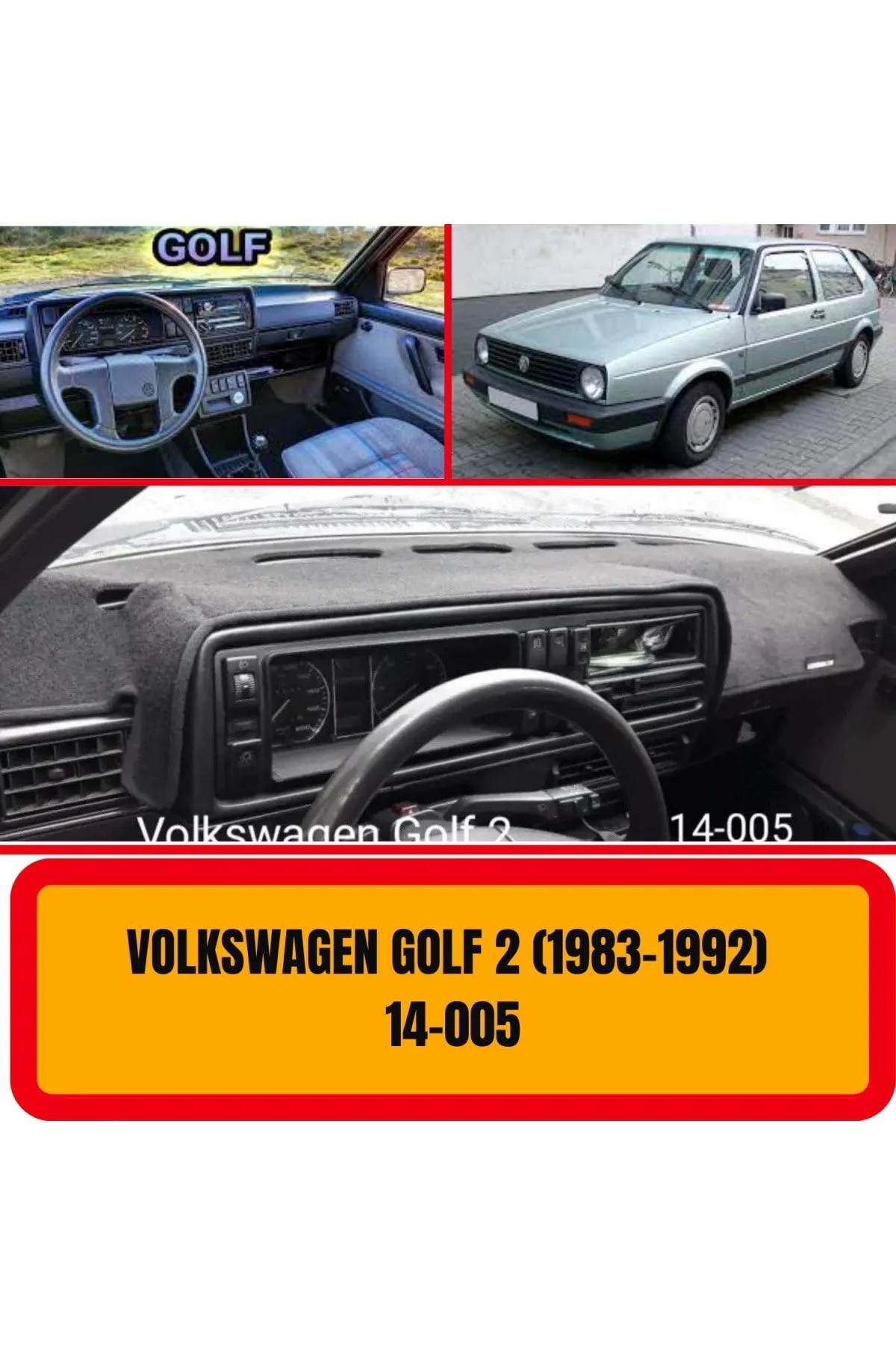 Volkswagen Golf 2 1983-1992 Ön Gögüs Panel Torpido Koruma