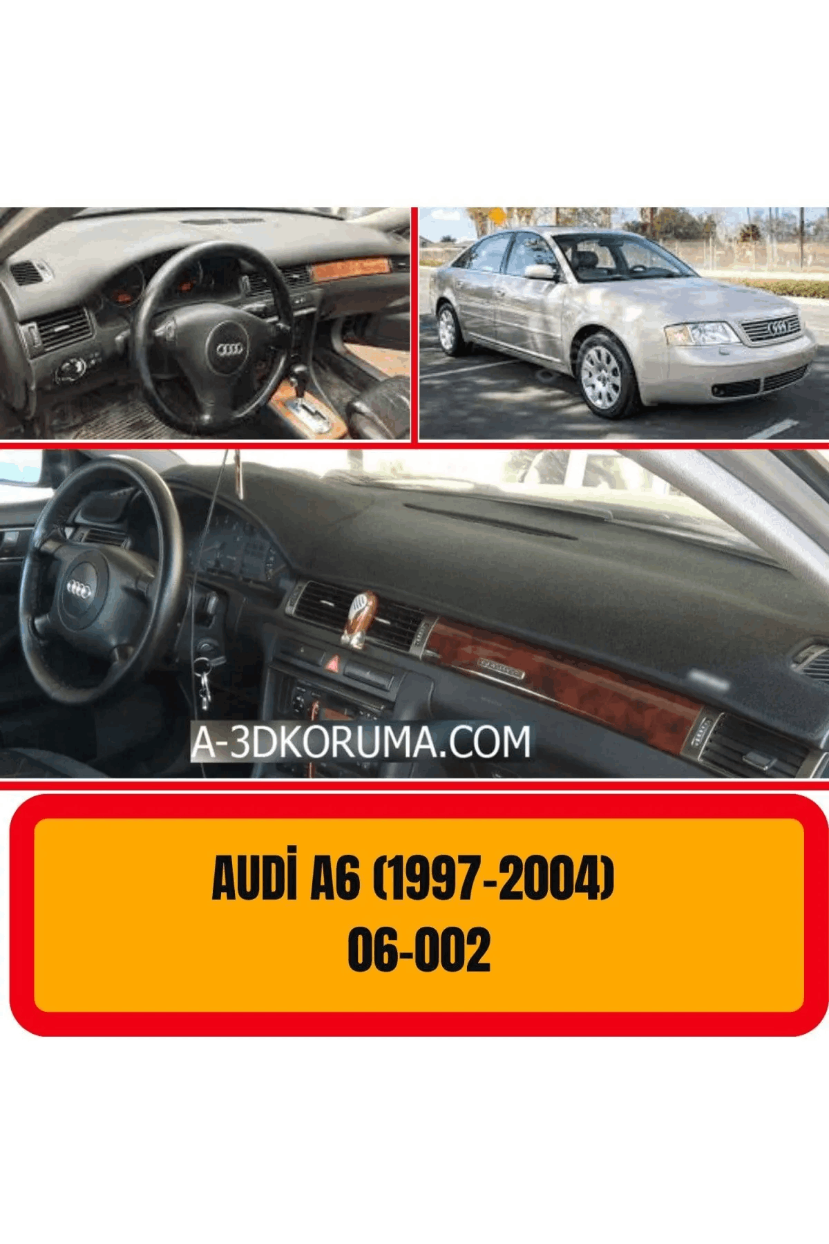 Audi A6 1997-2004 Ön Gögüs Panel Torpido Koruma Koruyucu Kilifi