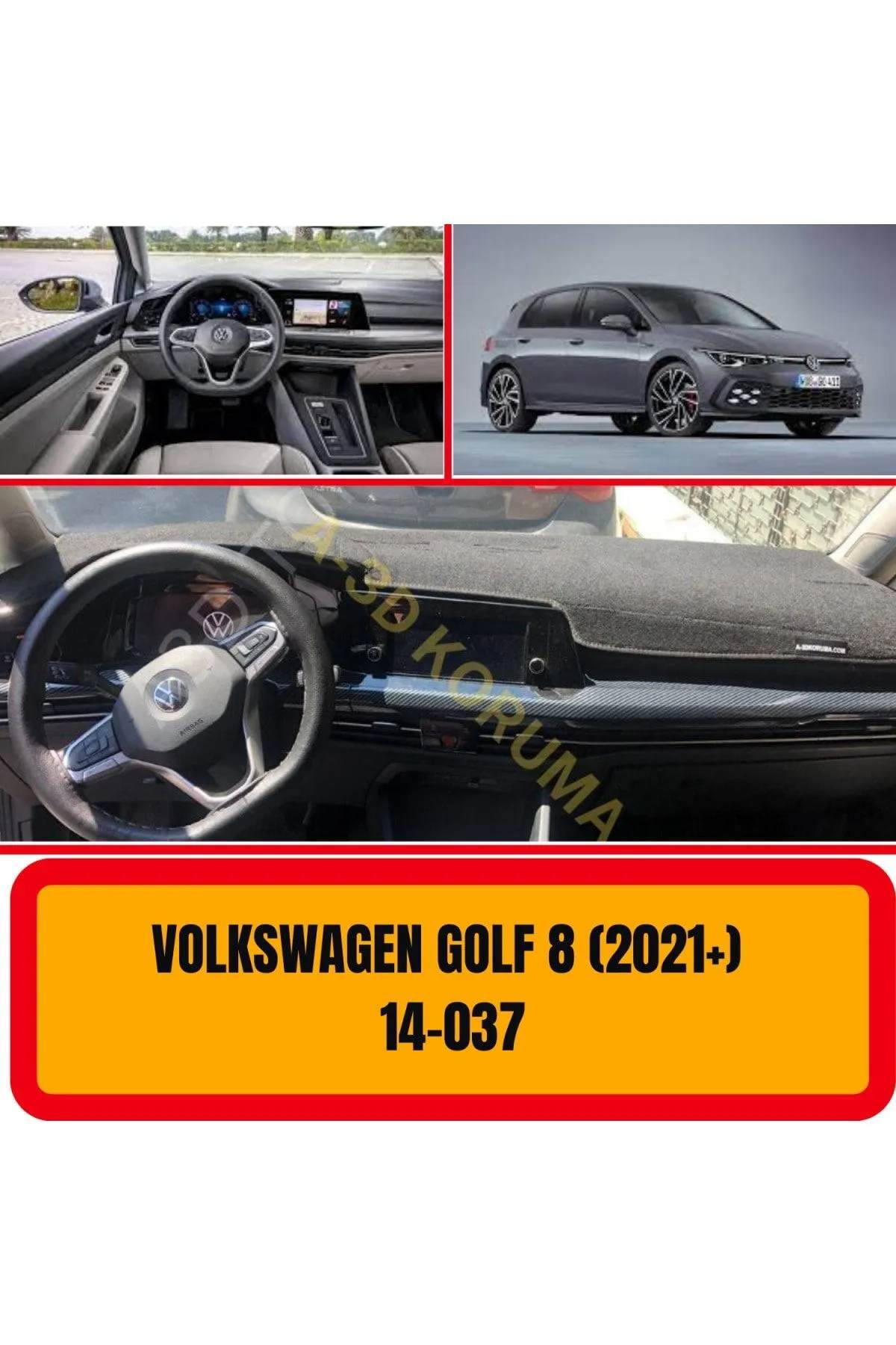 Volkswagen Golf 8 ( 2021 ) Ön Gögüs / Panel / Torpido Korumasi / Kilifi