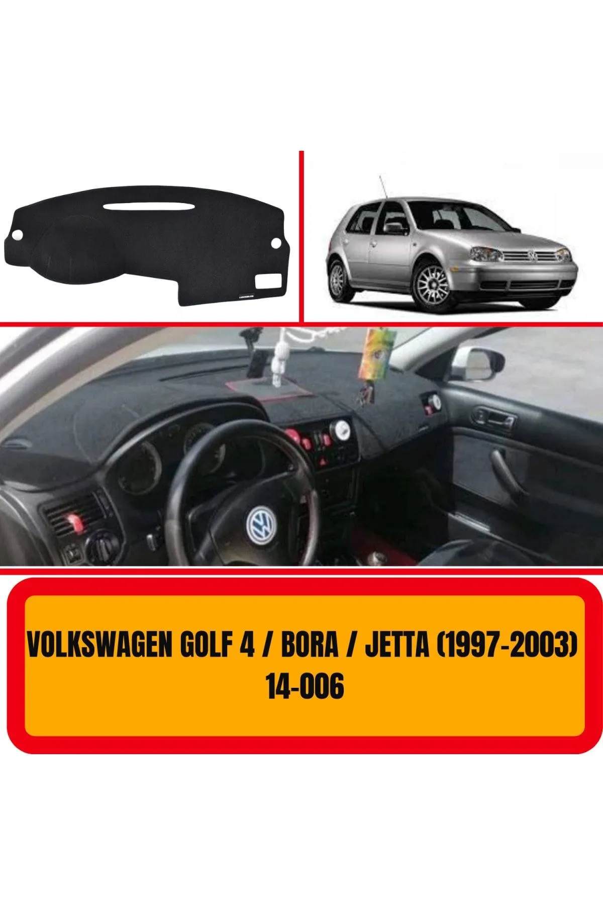 Volkswagen Golf4 / Jetta / Bora 97-03 Gögüs / Panel / Torpido Korumasi / Kilifi