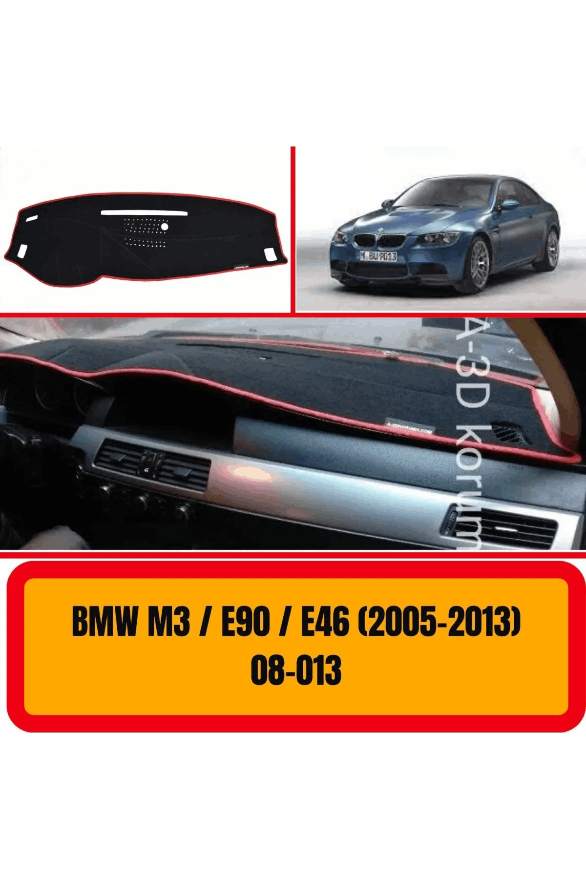 Bmw M3 / E90 (2005-2013) Ön Gögüs / Panel / Torpido Korumasi / Kilifi