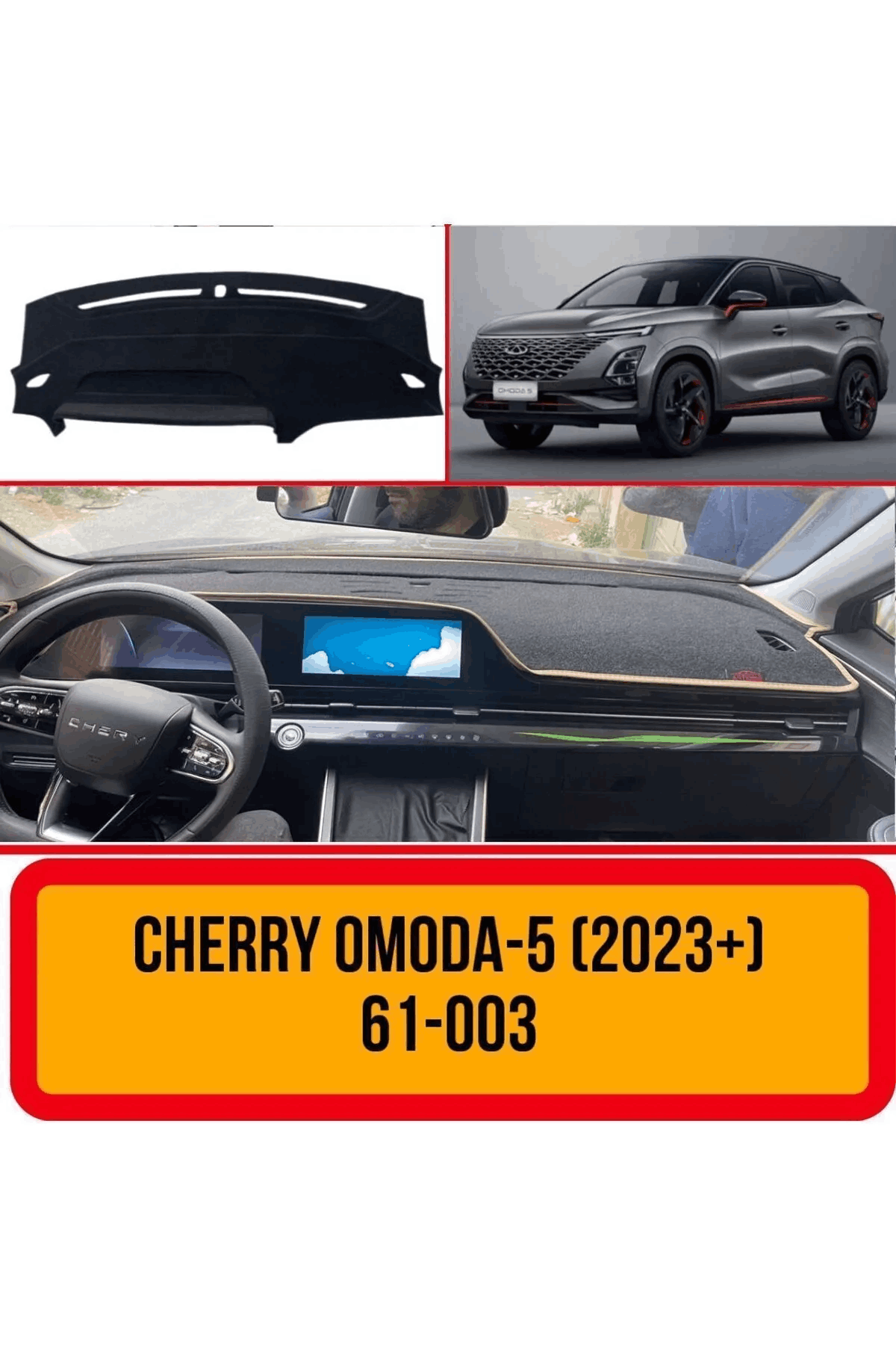 Chery Omoda 5 2023 Ön Gögüs / Panel / Torpido Korumasi / Kilifi / Halisi