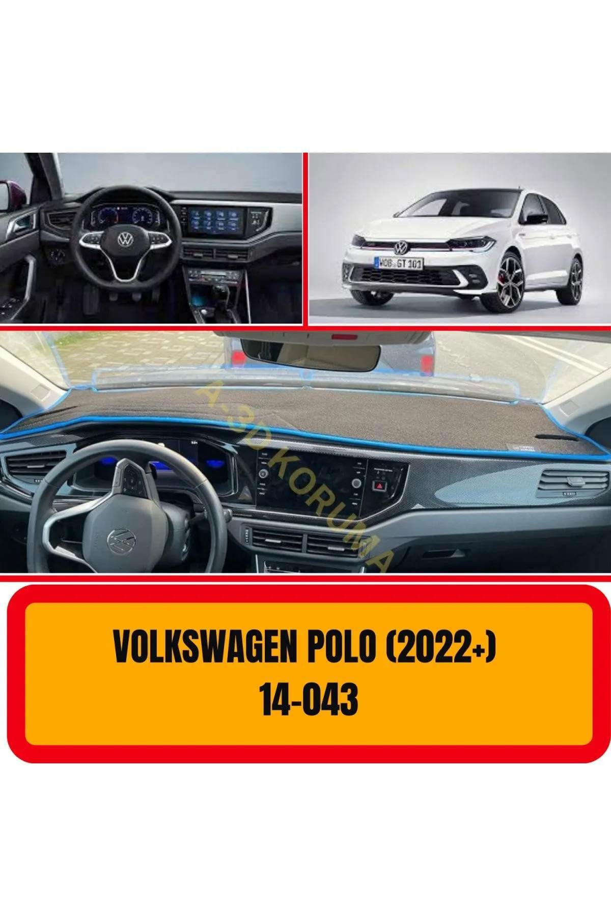 Volkswagen Polo 2022 Ön Gögüs Panel Torpido Koruma Koruyucu