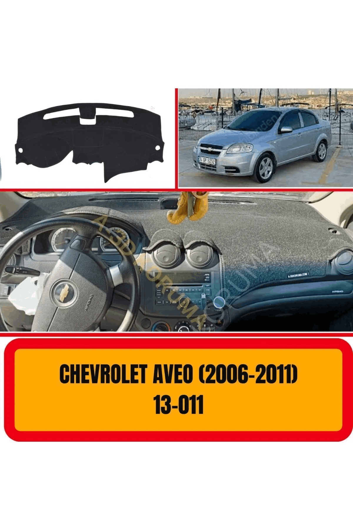 Chevrolet Aveo T250 2006-2011 Ön Gögüs Panel Torpido Koruma Koruyucu