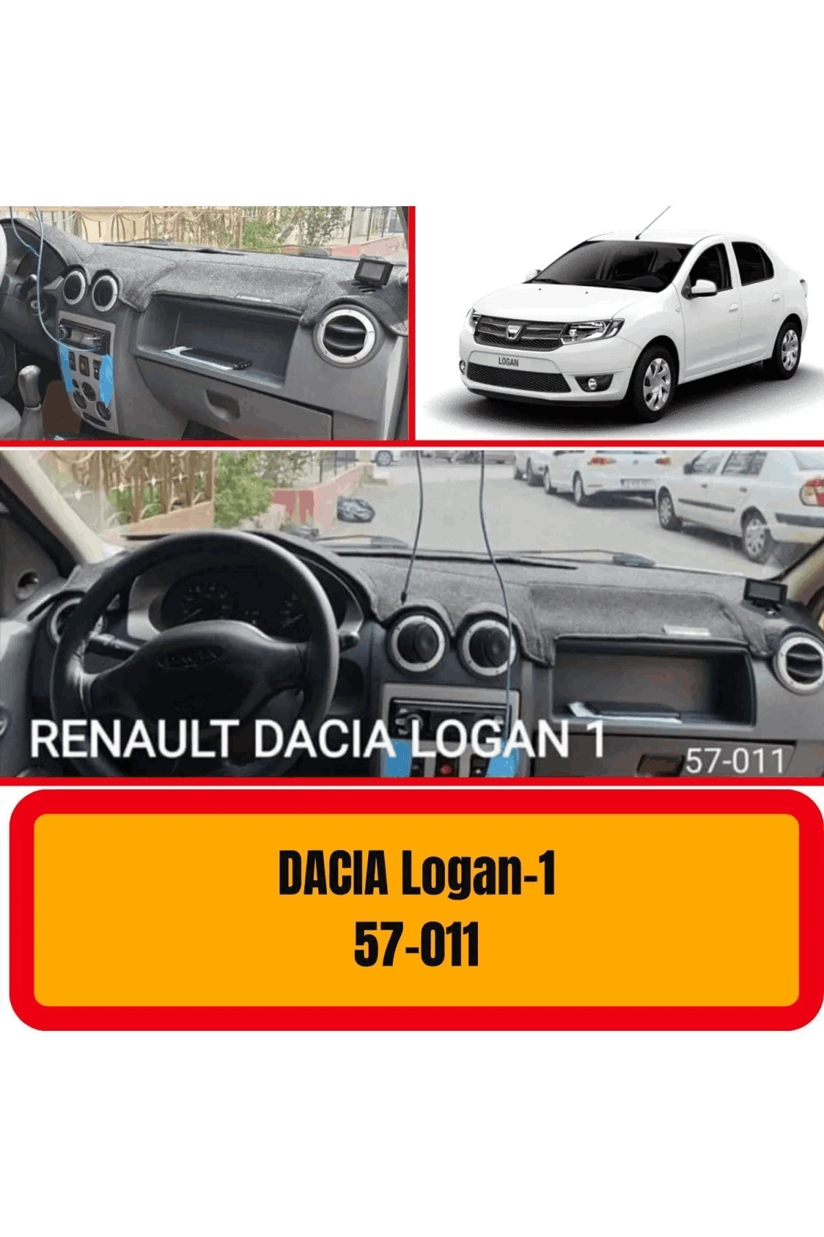 Dacia Logan 1 Ön Torpido Koruma Koruyucu Kilifi Halisi Örtüsü