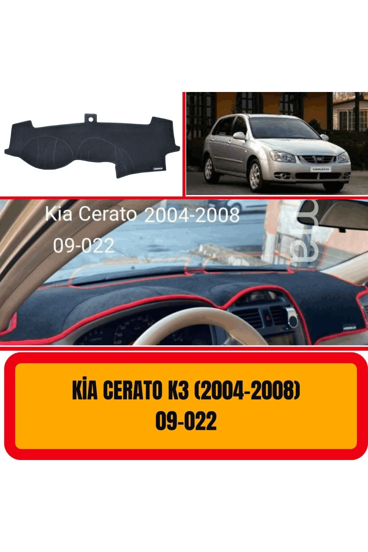 Kia Cerato K3 2004-2008 Ön Gögüs / Panel / Torpido Korumasi / Kilifi / Halisi