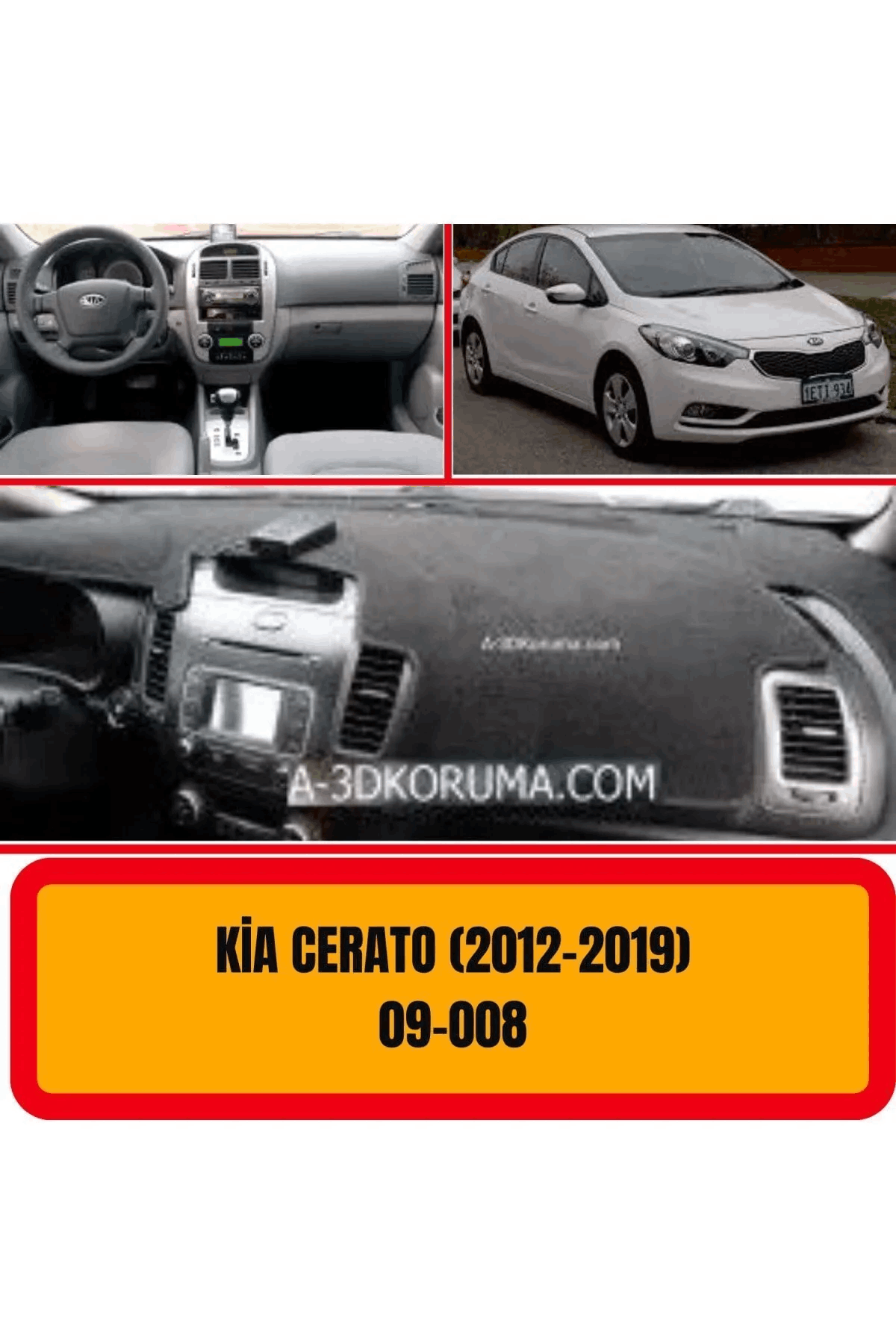 Kia Cerato K3 2013 Ön Gögüs / Panel / Torpido Korumasi / Kilifi / Halisi