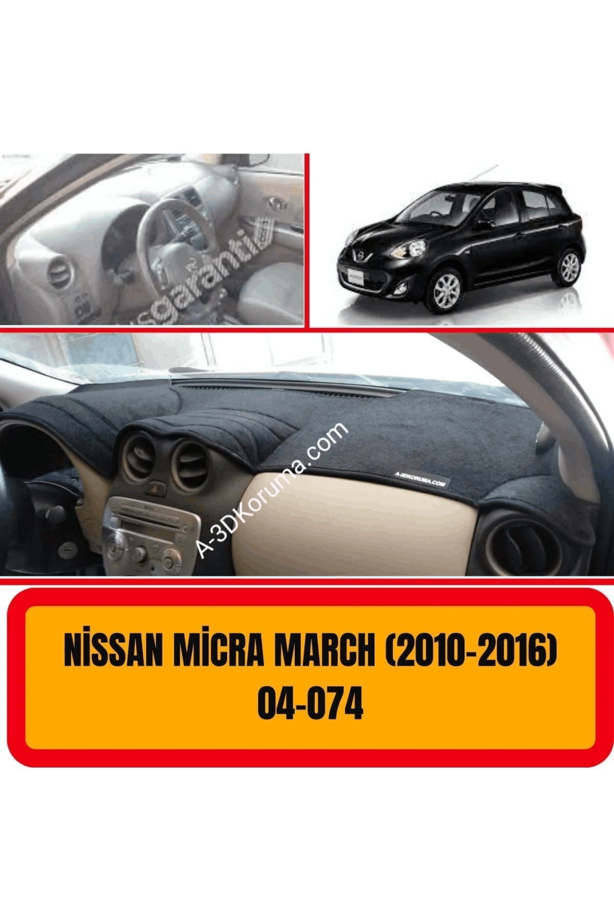 Nissan Micra 2010-2016 Ön Gögüs Panel Torpido Koruma Koruyucu Kilifi