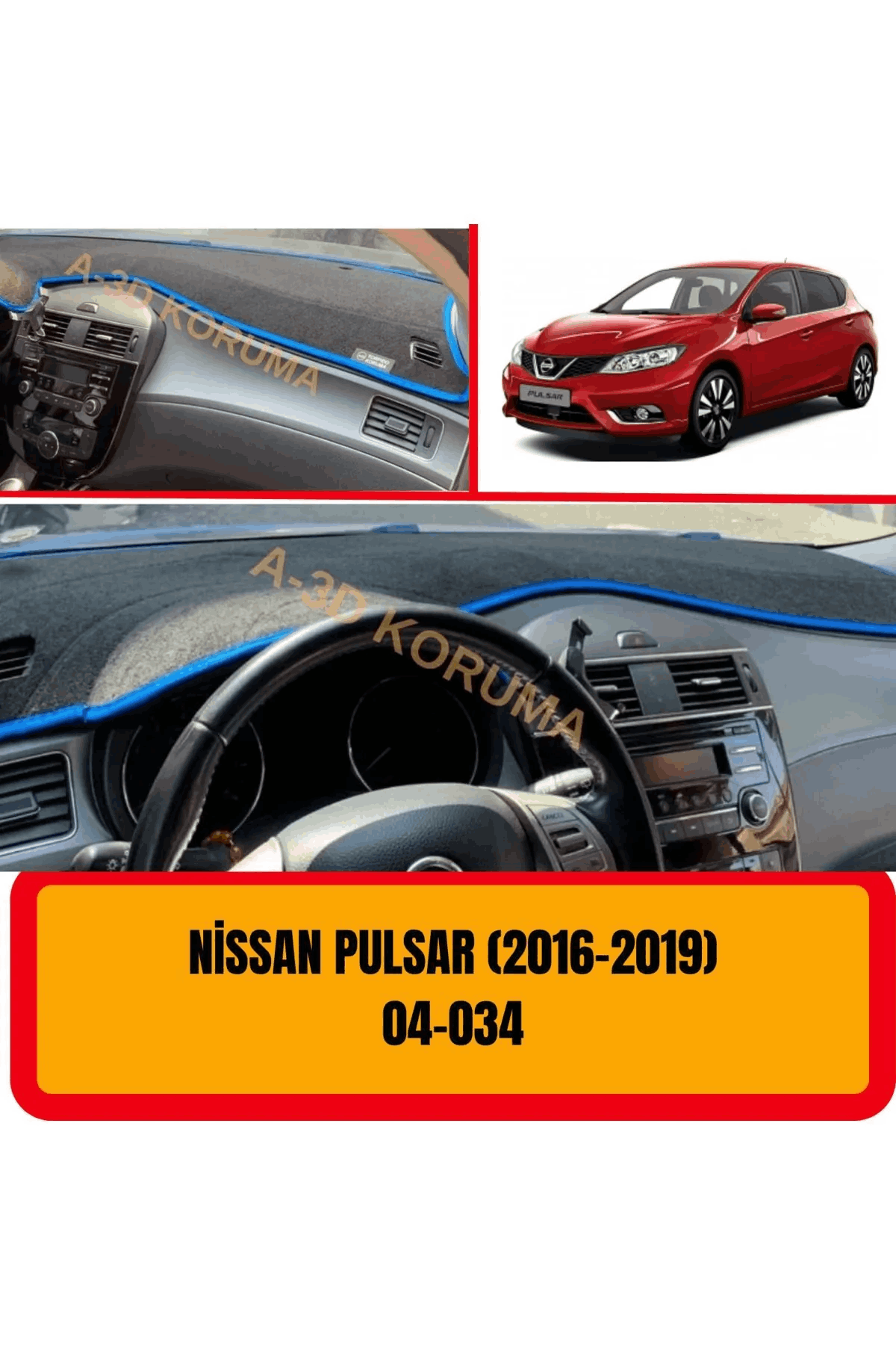 Nissan Pulsar (2016-2019) Ön Gögüs / Panel / Torpido Korumasi / Kilifi