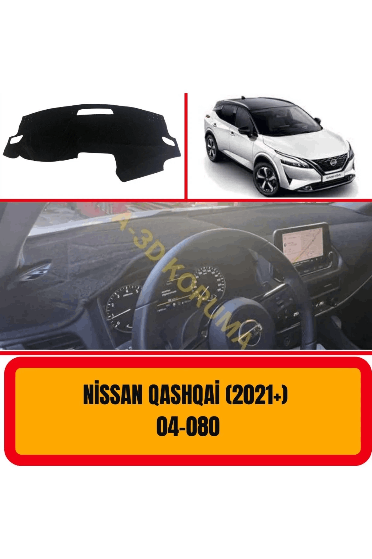 Nissan Qashqai 2021 Ön Gögüs / Panel / Torpido Korumasi / Kilifi / Halisi