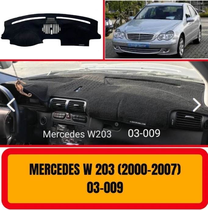 Mercedes -Benz W203 2000-2007 Ön Örtüsü Göğüs Panel Torpido Koruma