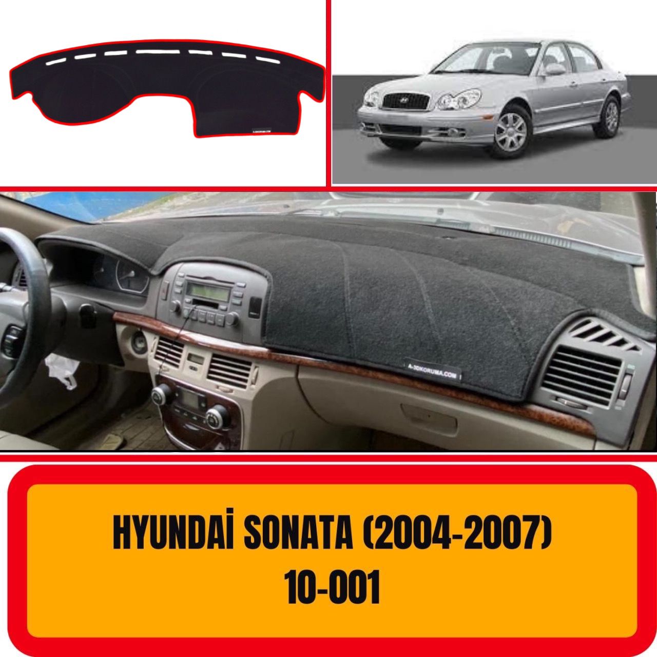 Hyundai Sonata (2004-2007) Torpido Koruma Koruyucu Kilifi Halisi