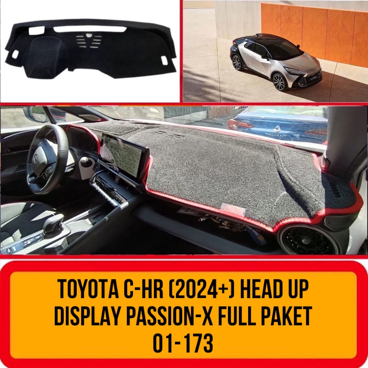 TOYOTA C-HR (2023+) HEAD UP DİSPLAY'li PASSİON X FULL PAKET