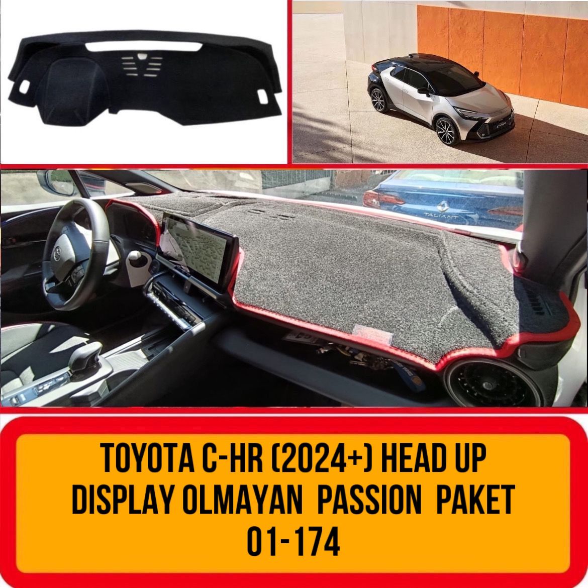 TOYOTA C-HR (2023+) HEAD UP DİSPLAY'siz PASSİON PAKET