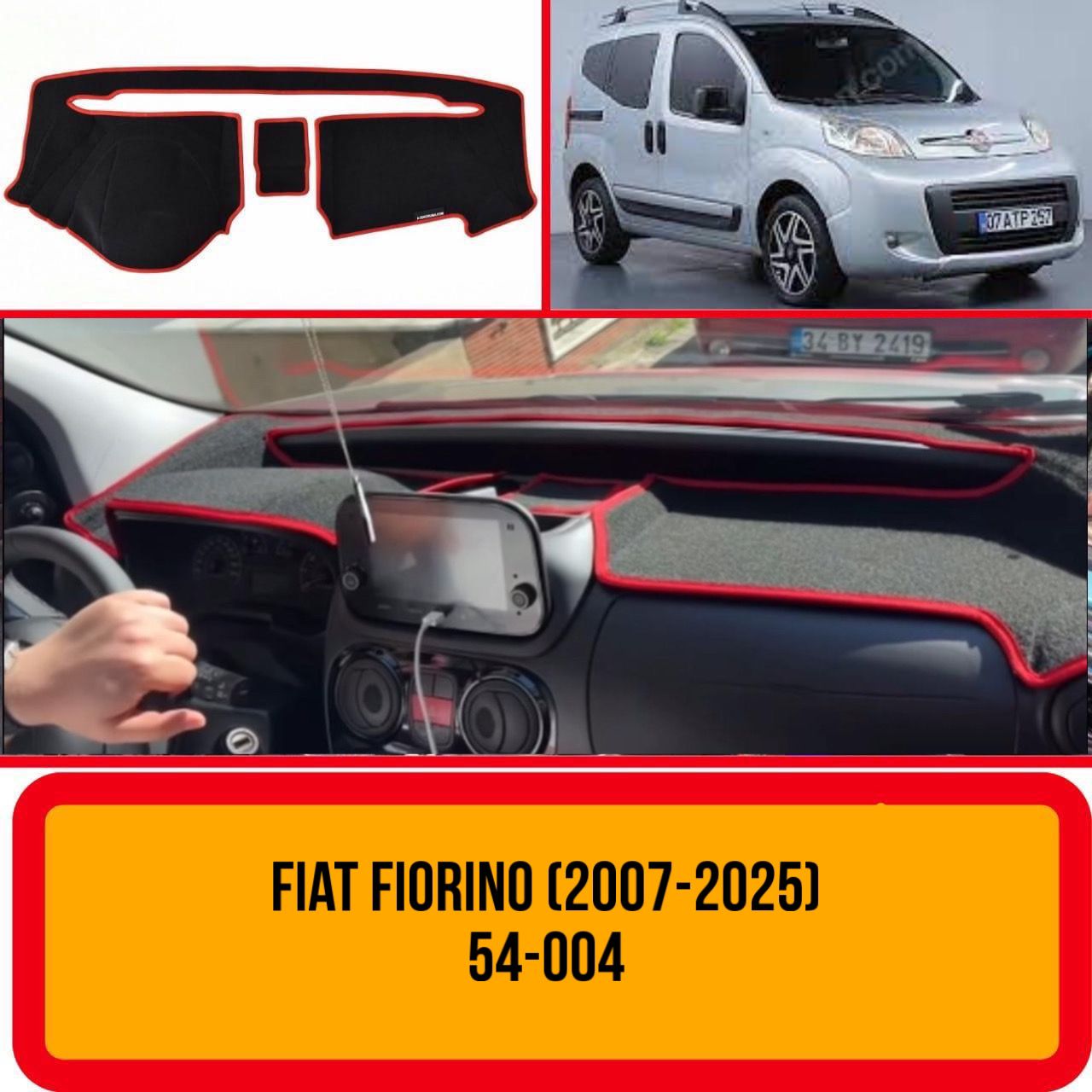 Peugeot BIPPER Tepee 2007-2020 Ön Torpido Koruma Koruyucu Kilifi Halisi Örtüsü