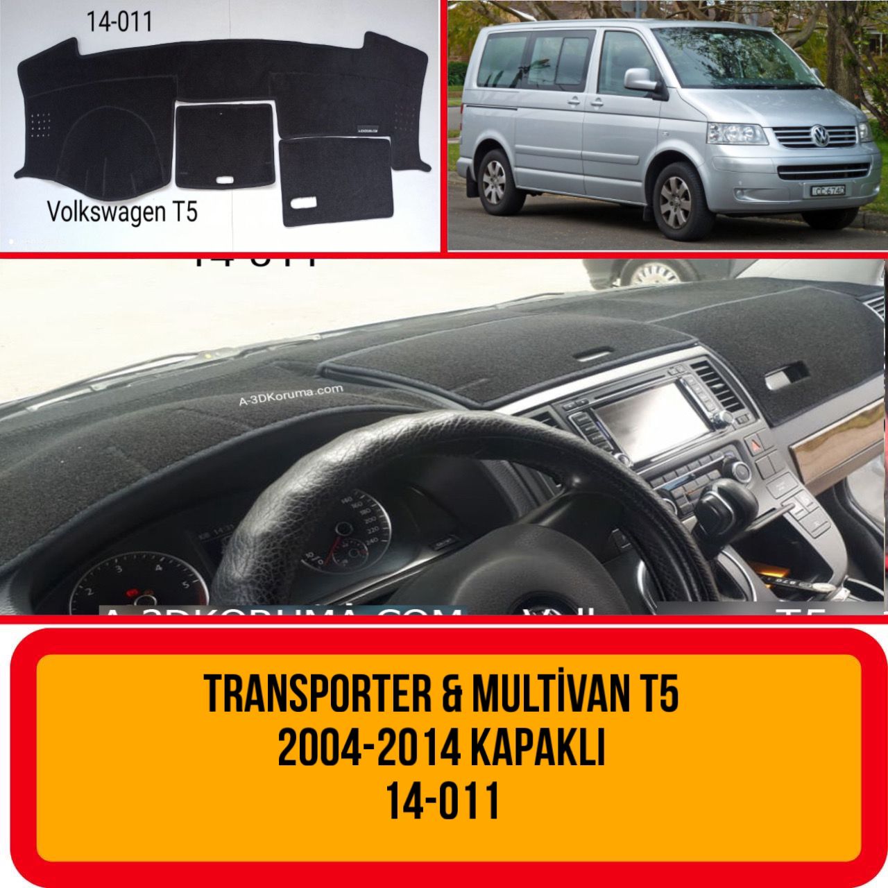 TRANSPORTER CARAVELLE  T5 2004-2014 KAPAKLI TORPİDO