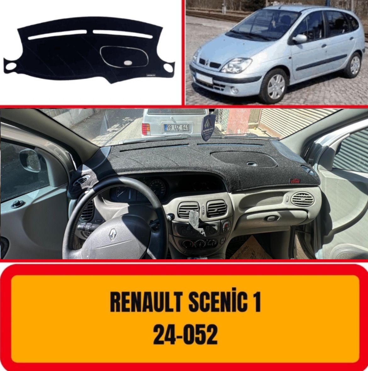 Renault Scenic 1 Ön Gögüs Panel Torpido Koruma Koruyucu Kilifi