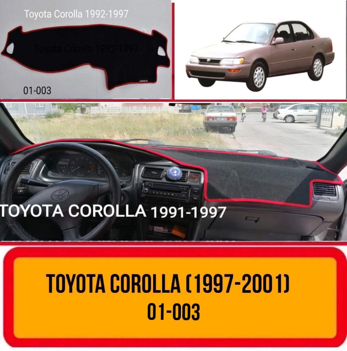 Toyota Corolla E100 1991-1995 Ön Torpido Koruma Koruyucu